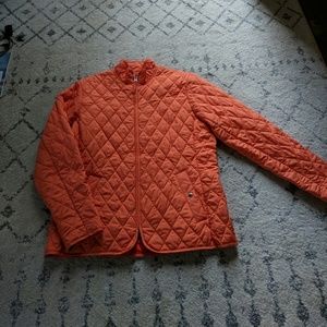 Lands End medium petite orange jacket